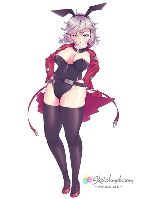 How to draw anime female body. Custom Full Body Female Anime Character Art Commission ...