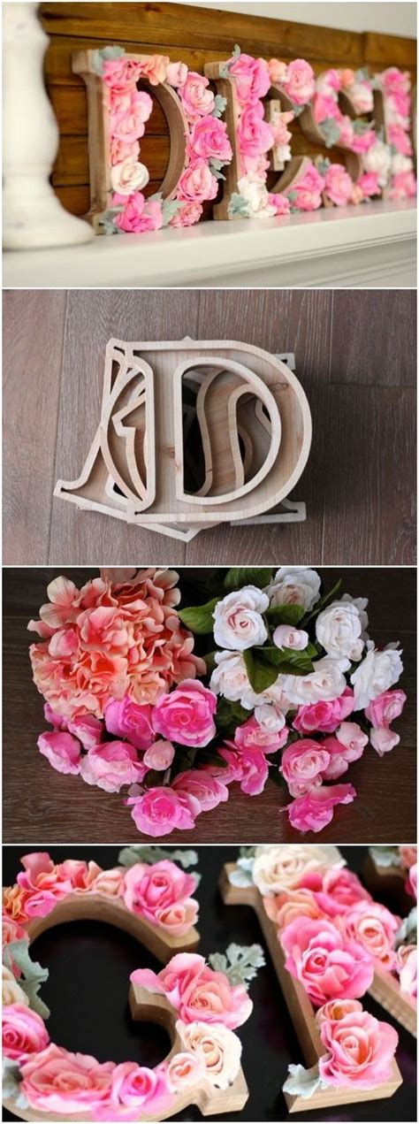45 Awesome Diy Ideas For Making Your Own Decorative Letters 2022