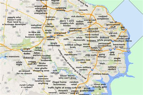 This Map Of Northern Virginia Will Probably Offend Everyone Curbed Dc