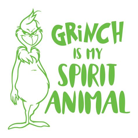 Christmas Svg Merry Grinchmas Resting Grinch Face Grinch Inspire