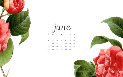 June Calendar Desktop Download The Blog Market