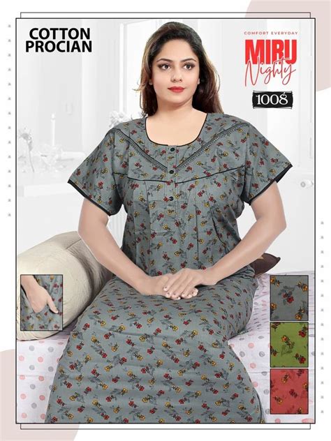 Cotton Ladies Fancy Nightwear At Rs 270piece In Ahmedabad Id 2852562437697