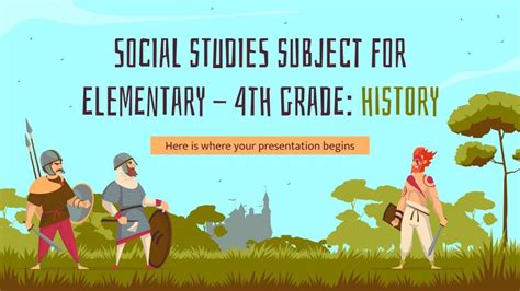 Social Studies Subject For Elementary 4th Grade History