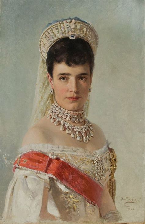 Maria Feodorovna Romanova Empress Of Russia Tsar Nicolas Ii Tsar