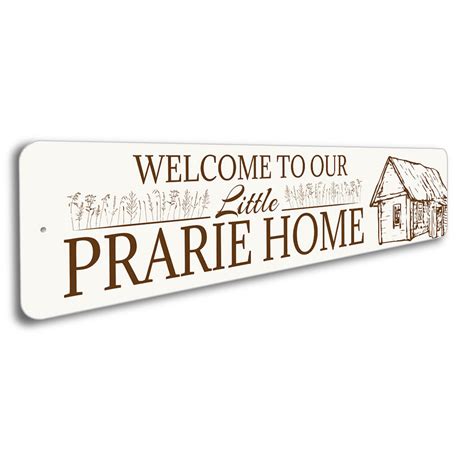 Welcom Sign Little Prarie Home Sign Lizton Sign Shop