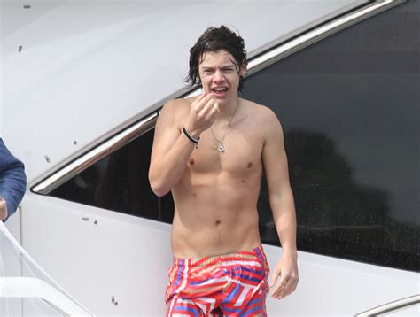 Harry Styles Half Naked Photo Alert Swoon