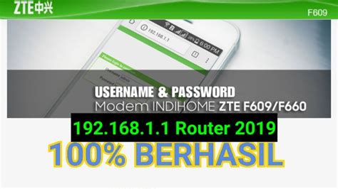 16 246 просмотров 16 тыс. Cara membuka Username & Password Router 192.168.1.1 ZTE F609 2019 - YouTube