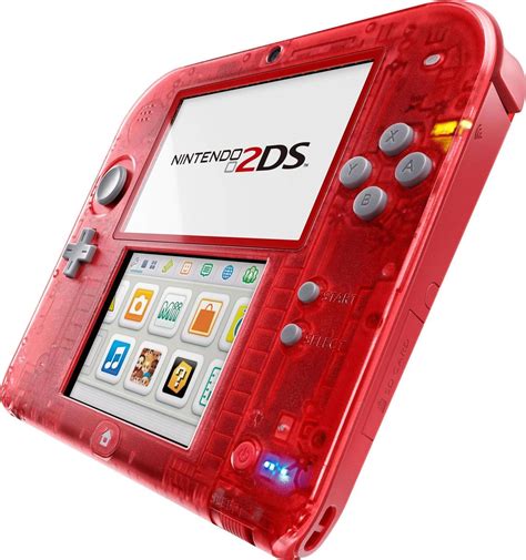 Nintendo 2ds Transparent Red Skroutzgr