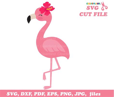Flamingo Print Svg