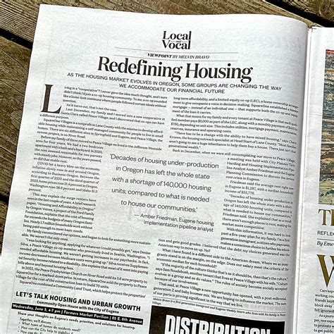 Redefining Housing – Eugene Weekly