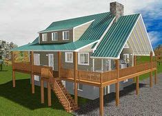 A nicely detailed covered porch wraps around three sides of this farmhouse design extending the living area to the outdoors. Plan 18283BE: Rear-Sloping House Plan with Magnificent ...