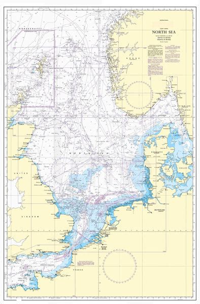 Nautical Chart Admiralty Chart 4140 North Sea From Love Maps On