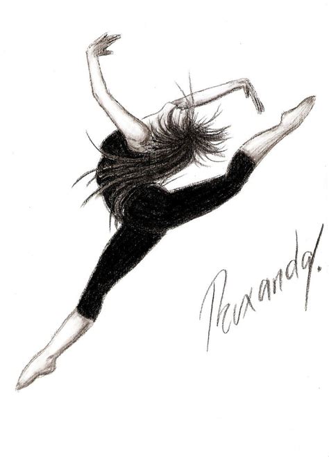 Drawing Of Dancer Contemporary Dance By Maripossa17 On Deviantart