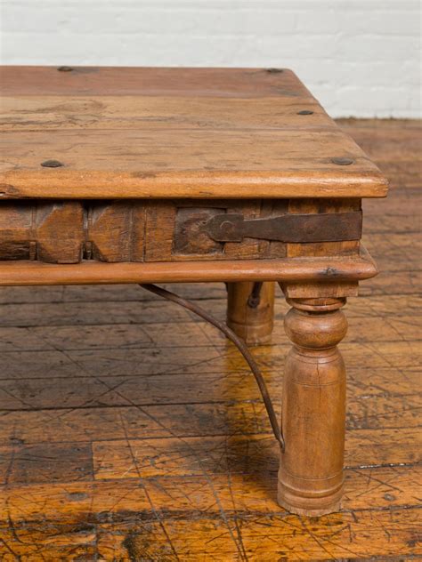 Richelieu offers a selection of styles (traditional, transitional, contemporary, modern, and eclectic) for different applications: Rustic Indian Sheesham Wood Coffee Table with Nailhead ...