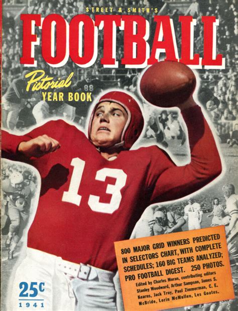 1941 Street Smiths Football Annual Yearbook Ebay