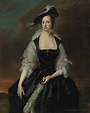 Portrait Of Lady Frances Courtenay Painting by Thomas Hudson - Fine Art ...