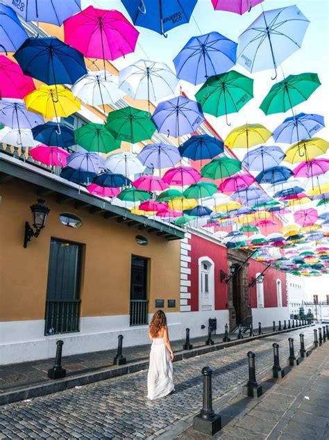 Where to Find the Umbrella Street San Juan (Fortaleza Street