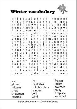 The american term for 'holiday'. Sopa de letras navideña en inglés | Sopa de letras dificil ...