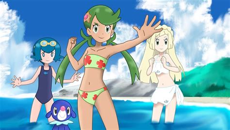 Pokemon Sun And Moon Girls Custom Redraw By Deviantart