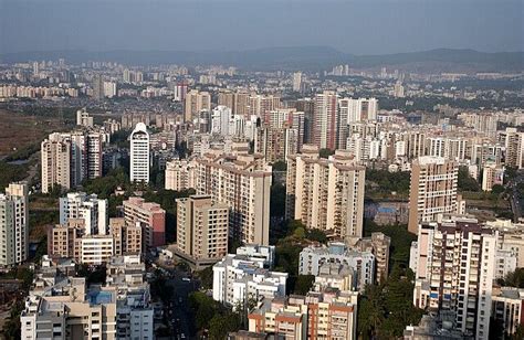 Suburb Of Mumbai Areial View Of Suburb Of Mumbai Location Around