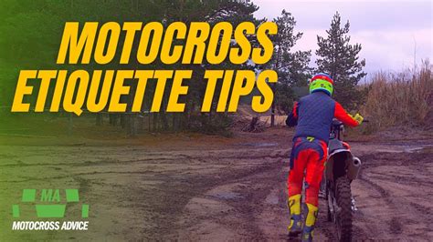 Still, it's also one of the scariest feelings in the world. TOP 6 Dirt Bike Riding Etiquette Tips - Motocross ...