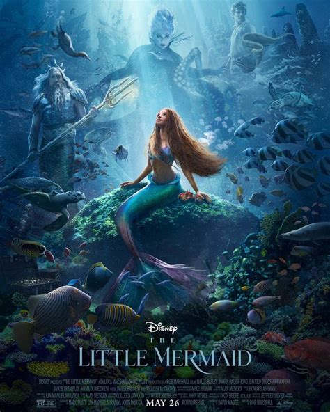 Póster La Sirenita Little Mermaid Live Action Little Mermaid Movies