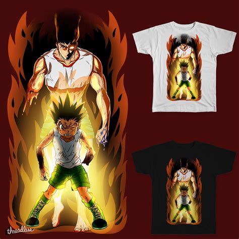 Finding his father is gon's motivation in becoming a hunter.4 he has been the main protagonist for most of the series, having said role in the hunter exam, zoldyck family, heavens arena, greed island, and chimera ant arcs. Score Gon - Transformation by LucasBrenner on Threadless