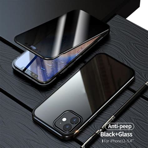Privacy Magnetic Case For Iphone 12 Pro Max Dteck Anti Peeping Clear