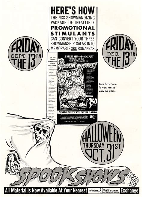 Spookshowscom Blog Old Spook Show Poster And Ad