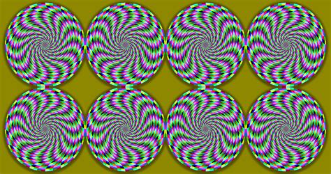 Rotating Circles Optical Illusion By H Flaieh On Deviantart