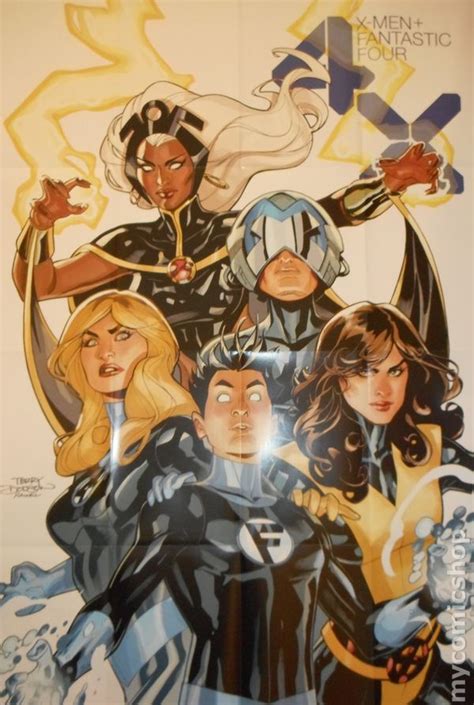 Comic book / fantastic four. X-Men Fantastic Four Poster (2020 Marvel) art by Terry ...