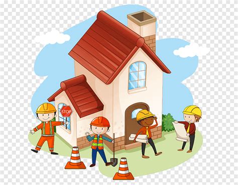 House Building House Building Estate Building Cartoon Png Pngegg