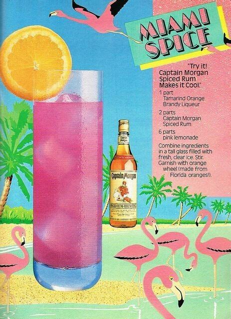 Pin By Manisha Govender On Joint Bday Party In 2019 Miami Spice Cocktail Names 80s Party Foods