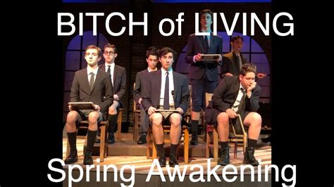 Cover Bitch Of Living Spring Awakening Applause New York Youtube