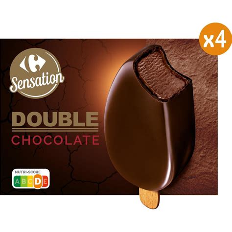 Glaces Double Sauce Au Chocolat Carrefour Les B Tonnets G