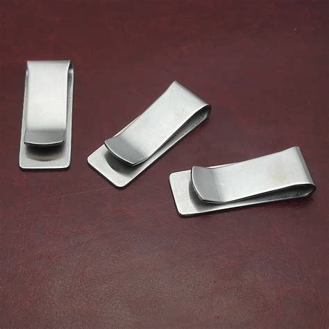 Fashion Simple Copper Stainless Steel Metal Money Clips Paper Clips