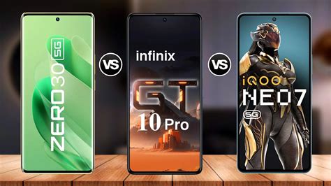 Infinix Zero 30 5g Vs Infinix Gt 10 Pro Vs Iqoo Neo 7 Specs Comparison