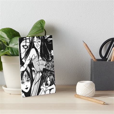 Tomies Face Compilation Tomie Junji Ito Art Board Print By