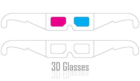 3d Glasses Vector Download Free Vector Art Free Vectors