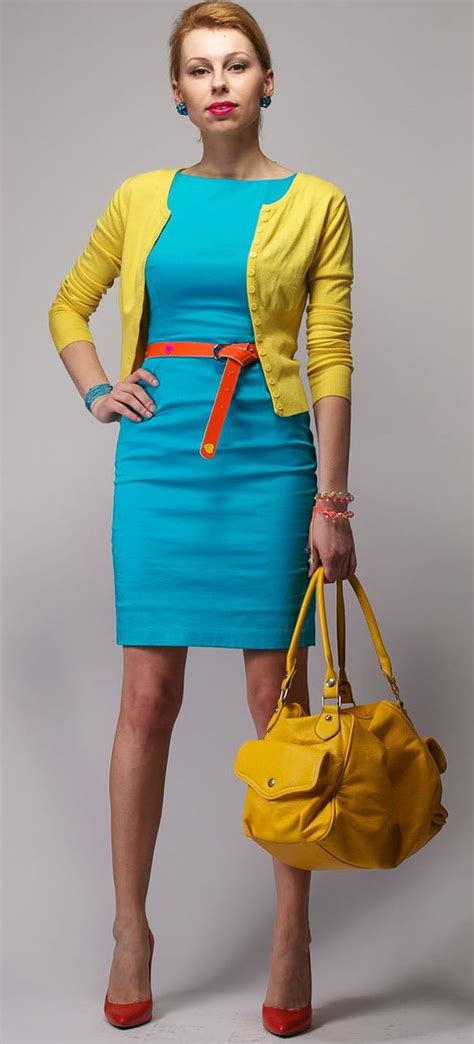 wearing turquoise with yellow avenuesixty