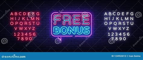 Free Bonus Neon Text Vector Bonus Neon Sign Design Template Modern