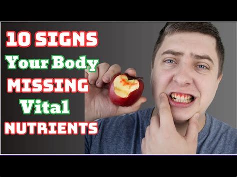 10 Signs Your Body Is Missing Vital Nutrients