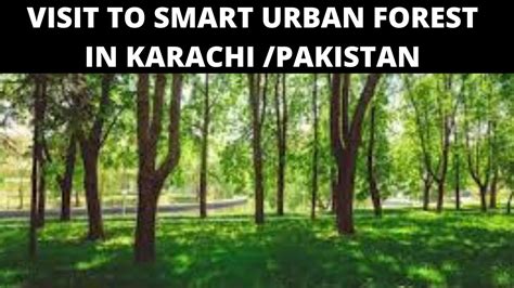 Visit To Smart Urban Forest In Karachipakistan Youtube