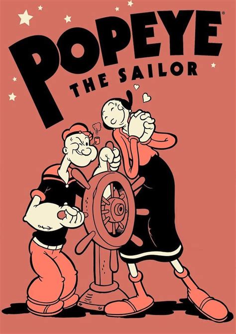 Popeye The Sailor Poster Cartoon Movie Comic Strip Print Art Etsy
