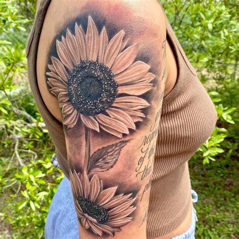 New Sunflower Tattoo Designs For Women And Men Bridal Shower 101
