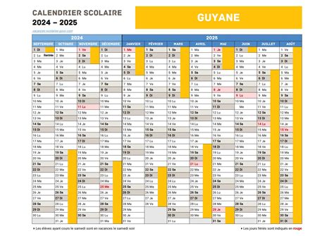 Calendrier Scolaire Guyane 2024 2025 Jenda Lorette