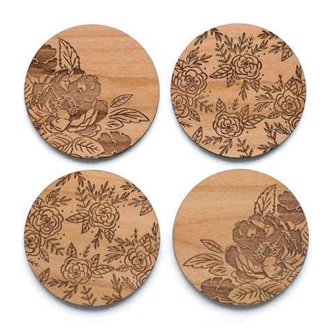 Cardtorial Floral Coasters At Mighty Ape Nz