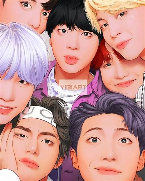 Pin By ᴅʀᴇᴀᴍ On ˗ˏˋbts ˎˊ˗ Bts Fanart Bts Drawings Fan Art