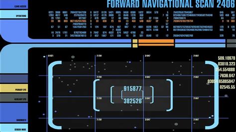 Star Trek Lcars Animations Nemesis Forward Navigational Scan Youtube