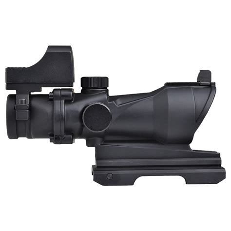 Aim O 4x Acog With Red Dot Scopes And Dot Sights